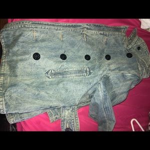 Denim supply jean pea coat